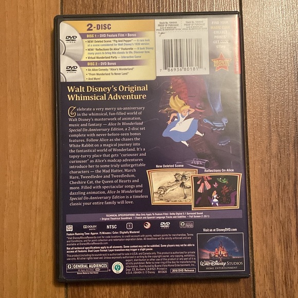 Alice in Wonderland on DVD / two disc special edition - Picture 5 of 9